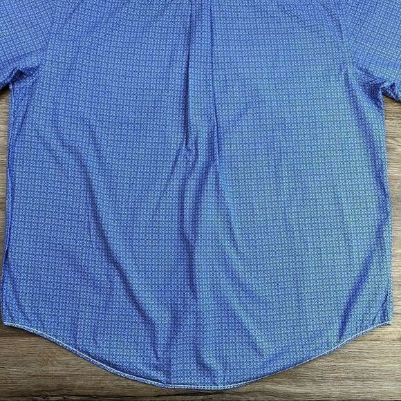 Rough Stock Panhandle Slim Geometric Short Sleeve Button-Up sz XL - Picture 10 of 14